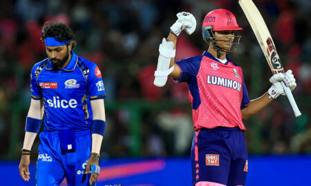 Yashasvi Jaiswal Leads RR to a Dominant Victory Over MI