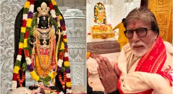 Amitabh Bachchan shares picture with Ram Lalla idol in Ayodhya