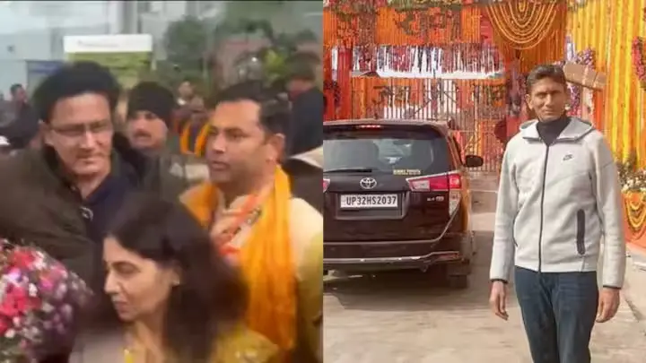 Anil Kumble, Venkatesh Prasad reach Ayodhya to attend Ram Temple 'Pran Pratishtha' ceremony