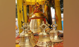 Bell weighing 2400 kg from Uttar Pradesh's Etah to grace Ayodhya Ram Temple
