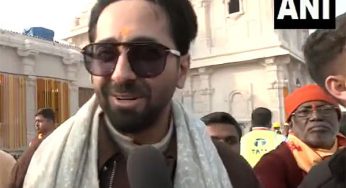 “Everybody should visit Ram Mandir, it’s beautiful”: Ayushmann Khurrana