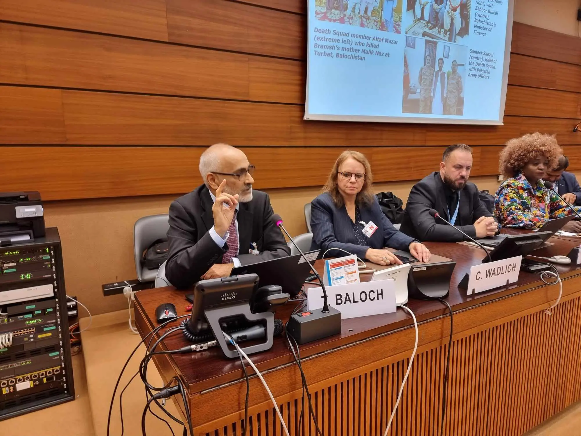 Baloch activists meet with UN officials; discuss human rights crisis in Balochistan