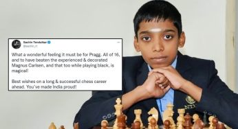 Cricket Lord Sachin Tendulkar praises Praggnanandhaa for becoming India’s No.1 chess player