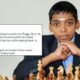 Cricket Lord Sachin Tendulkar praises Praggnanandhaa for becoming India's No.1 chess player