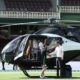 Following his reputation as an Indian movie fan, Australian opener "David Warner" showed up to the Big Bash League (BBL) in a Chopper.