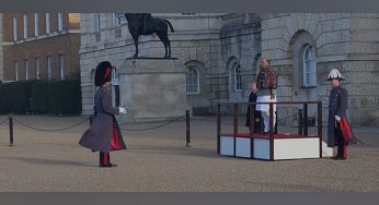 UK: Defence Minister Rajnath Singh given full ceremony Guard of Honour at Horse Guards Parade grounds in London