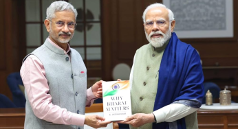 EAM S Jaishankar signs copies of his new book ‘Why Bharat Matters’