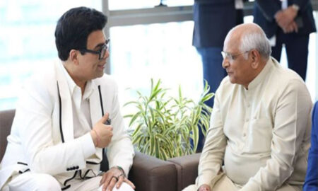 Karan Johar Shares A Picture From His Meeting With Gujarat CM Bhupendra Patel
