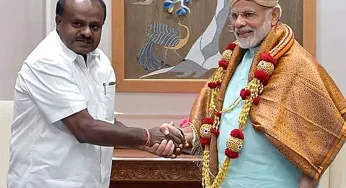 HD Kumaraswamy extends warm welcome to PM Modi in Karnataka