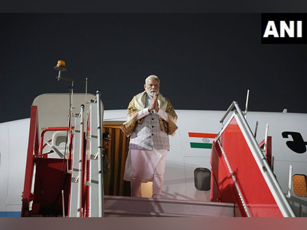 PM Narendra Modi arrives in Ahmedabad for Vibrant Gujarat Summit