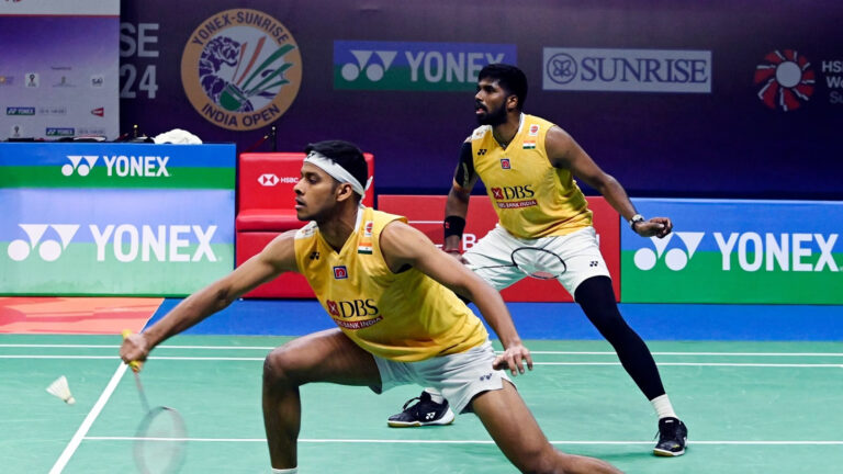 India Open: Satwiksairaj-Chirag slip to third successive men’s doubles final loss