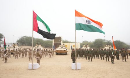 India-UAE joint military exercise 'Desert Cyclone' commences in Rajasthan