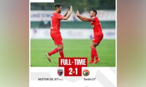 NorthEast United clinch first win after beating Shillong Lajong 2- Kalinga Super Cup