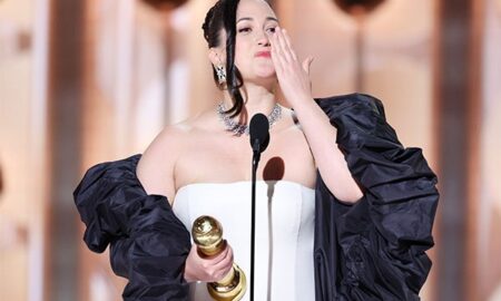 The Golden Globes gave Lily Gladstone the award for Best Female Actor in a Motion Picture for her role in Martin Scorsese's "Killers of the Flower Moon."