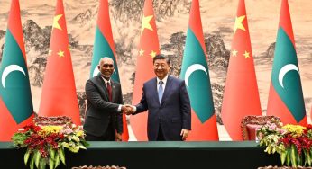 Maldivian President attends Chinese state banquet amid row with India