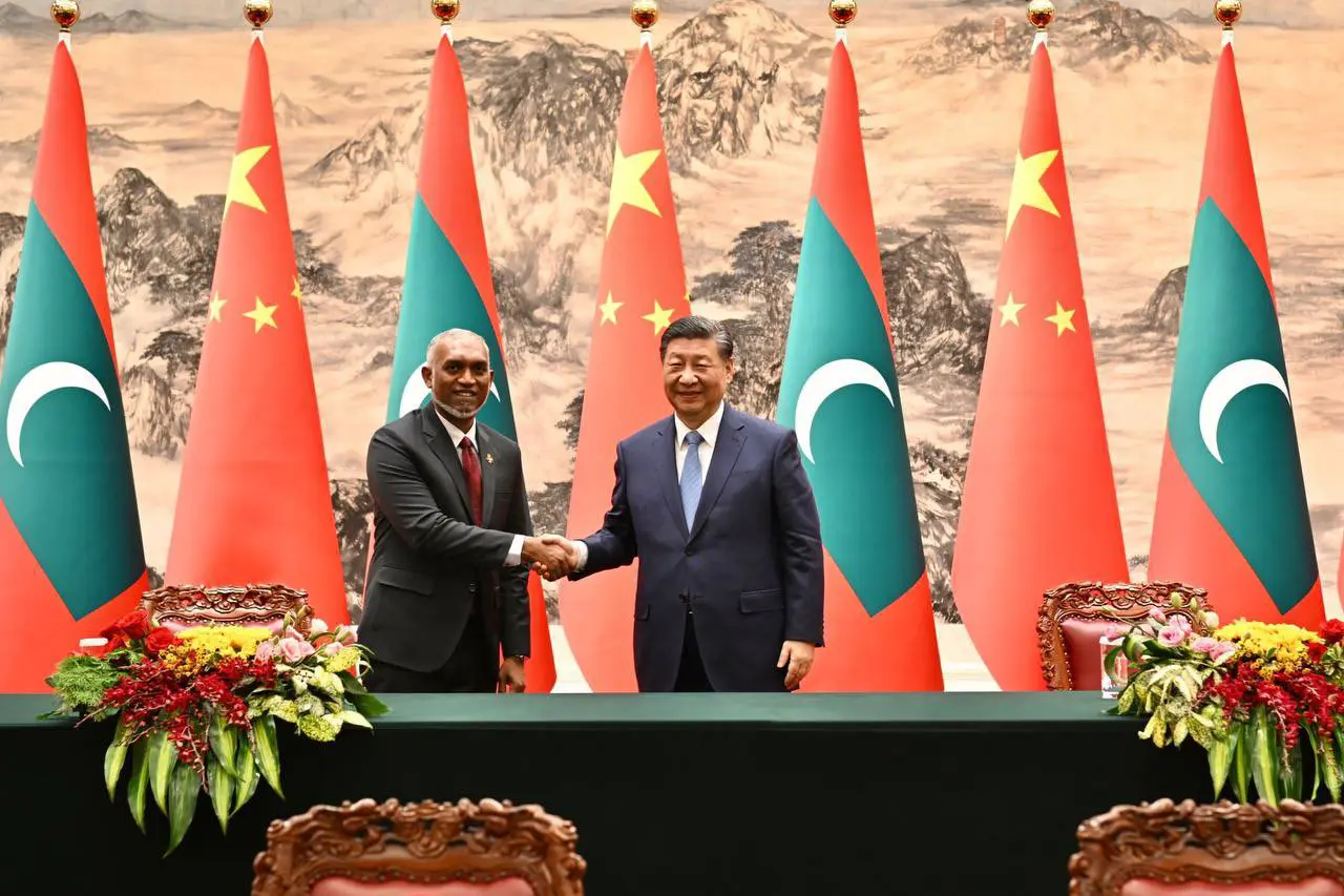Maldivian President attends Chinese state banquet amid row with India