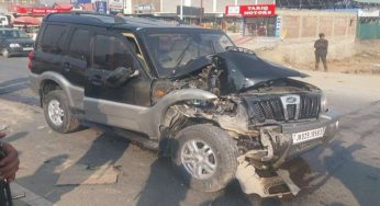 J-K: Mehbooba Mufti’s car damaged in road accident, she escapes unhurt