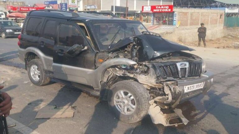 J-K: Mehbooba Mufti’s car damaged in road accident, she escapes unhurt
