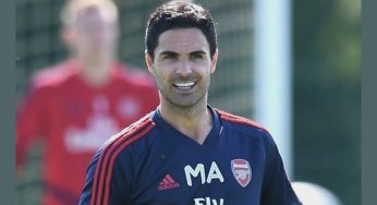 Mikel Arteta, Arsenal head coach: Bringing in a striker “doesn’t look realistic”