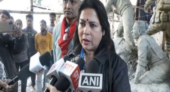 MoS Meenakashi Lekhi visits sculpture workshop in Agartala, lauds artwork of Tripura artists