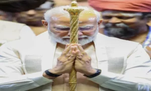 "Attempt to draw inspiration from Tamil heritage...," PM Modi on installation of sacred Sengol in new Parliament building