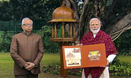 PM Modi releases commemorative postage stamps on Ram Temple in Ayodhya