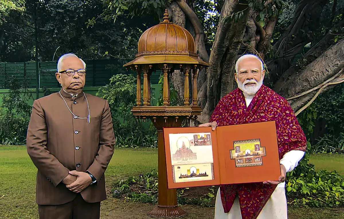PM Modi releases commemorative postage stamps on Ram Temple in Ayodhya