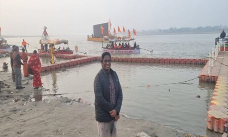 PT Usha shares picturesque moments by Sarayu river ahead of Ram Lalla's Pran Pratishtha