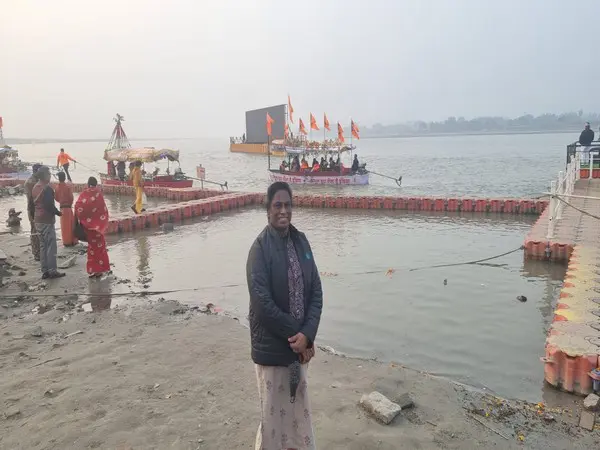 PT Usha shares picturesque moments by Sarayu river ahead of Ram Lalla's Pran Pratishtha