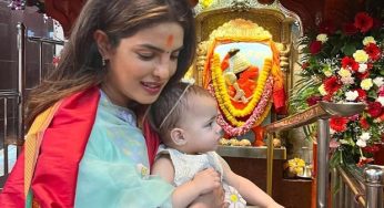 Priyanka, Nick visits temple with daughter Malti Marie on her 2nd birthday