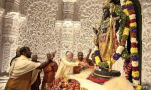 Ram Lalla idol unveiled at grand temple in Ayodhya