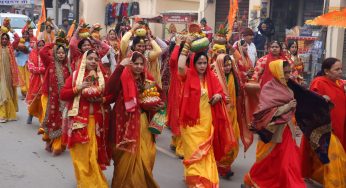 Ramotsav 2024: Over 500 women participate in Jal Kalash Yatra ahead of Pran Pratishtha ceremony in Ayodhya