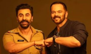 Ranbir dons cop look, hints a his new project with Rohit Shetty