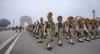 Delhi: Rehearsals for Republic Day parade underway at Kartavya Path