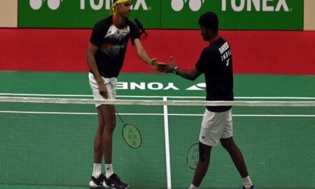 Satwiksairaj Rankireddy and Chirag Shetty, India's top men's doubles pair, beat He Ji Ting and Ren Xiang Yu of China in Kuala Lumpur on Friday and moved on to the semifinals of the Malaysia Open 2024.