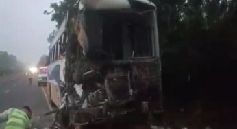 Andhra Pradesh: TSRTC bus collides with lorry in Nellore, driver killed, several injured