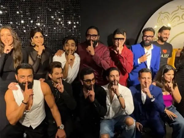 Team "Animal" threw a big success party in Mumbai on Saturday night, and a lot of famous people from B-town showed up.