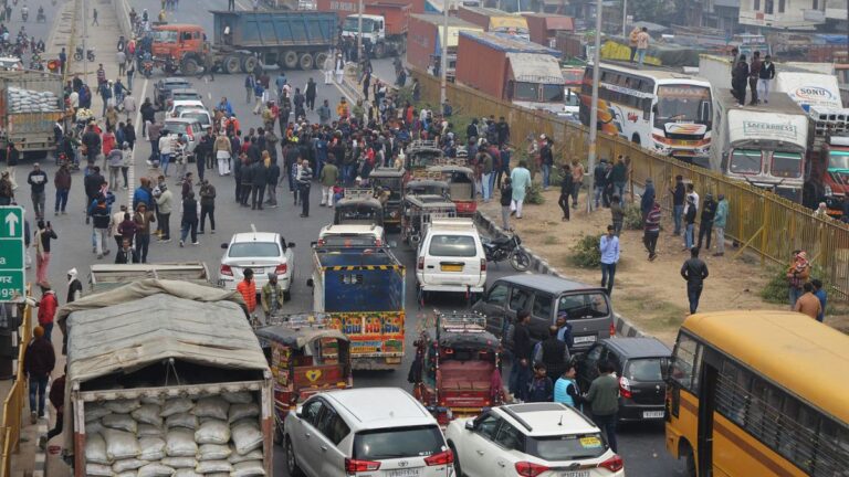 Transporters stage protests across India against new hit-and-run law