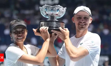 Hsieh Su-wei, Jan Zielinski Pair Win Australian Open Mixed Doubles Title