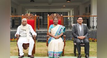 Meghalaya CM and Governor call on President Droupadi Murmu in Tura