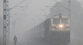 Delhi: 24 trains running late due to dense fog