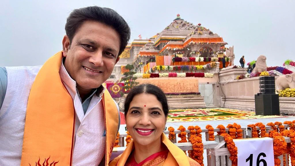 "Wonderful feeling": Anil Kumble ahead of Pran Pratishtha ceremony in Ayodhya
