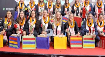 Chile women’s hockey team arrives in India ahead of FIH Olympic Qualifiers Ranchi 2024