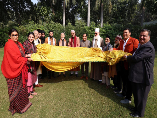 PM Modi hands over 'Chadar' to be offered on 812th Urs of Khwaja Moinuddin Chishti in Ajmer