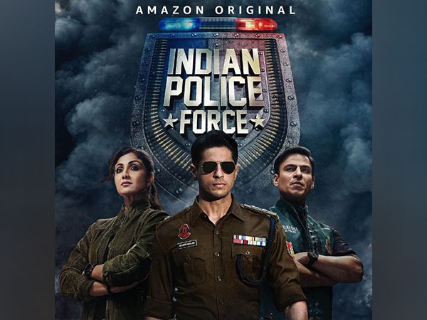 Shilpa Shetty Kundra, Sidharth Malhotra, Vivek Oberoi, and director Rohit Shetty were all in Mumbai to promote their new show "Indian Police Force."
