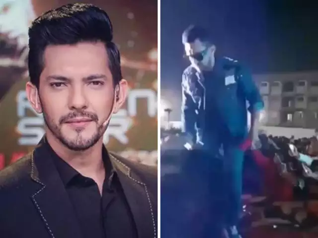 Aditya Narayan snatches fan's phone, throws it away during concert, video goes viral