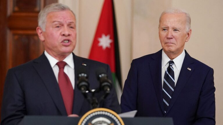 Biden, Jordan’s King Abdullah Call For Enduring End To Israel-Hamas Crisis
