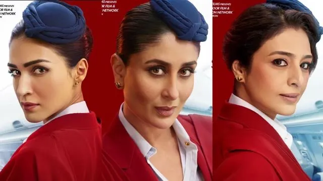 Kareena, Tabu, Kriti Sanon Look Stylish In Air Hostess Avatars In ‘Crew’ First Look Posters