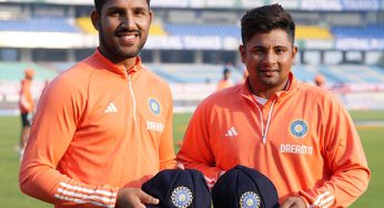 Sarfaraz Khan, Dhruv Jurel Receive Maiden Test Cap, To Debut Against England In Rajkot