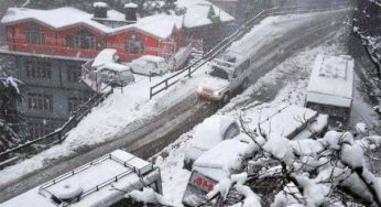 Himachal Pradesh: 504 roads blocked; power and water schemes disrupted due to snowfall